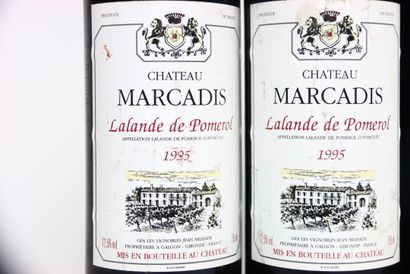 4 bouteilles de LALANDE-DE-POMEROL rouge...