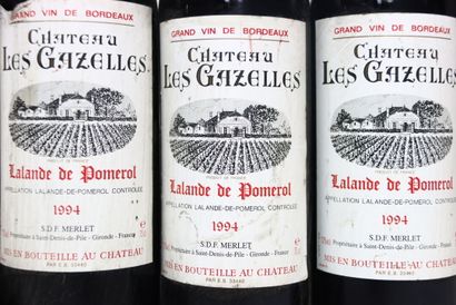 6 bouteilles de LALANDE-DE-POMEROL rouge...