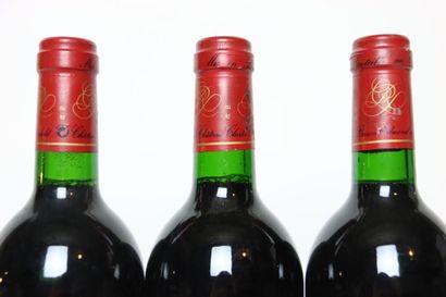 3 bouteilles de LISTRAC-MÉDOC rouge 1996,...