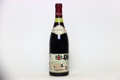 1 bottle of red CHÂTEAUNEUF-DU-PAPE 1978,...