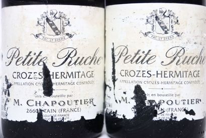 2 bottles of red CROZES-HERMITAGE 1997, M.CHAPOUTIER....