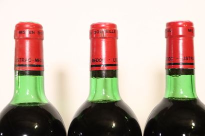 3 bouteilles de LISTRAC-MÉDOC rouge 1977,...