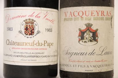 1 bottle of red VACQUEYRAS 1984, ARNOUX ET...
