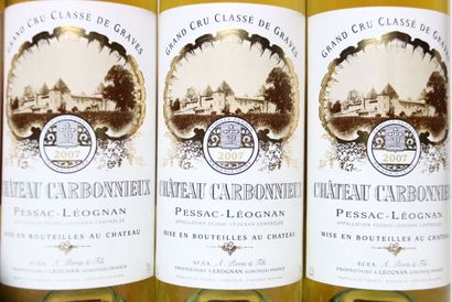 6 bouteilles de PESSAC-LÉOGNAN blanc 2007,...