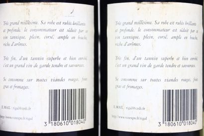 2 bottles of red CAHORS 1999, CHÂTEAU SAINT-DIDIER-PARNAC.
1...