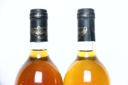 2 bottles of JURANÇON white soft 1989, CAVE...