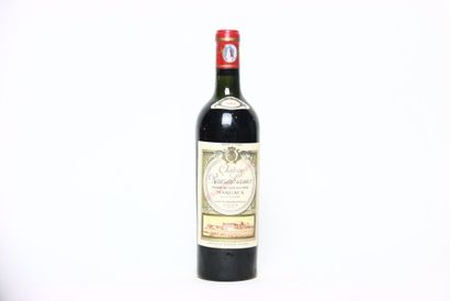 1 bouteille de MARGAUX rouge 1944, CHÂTEAU...