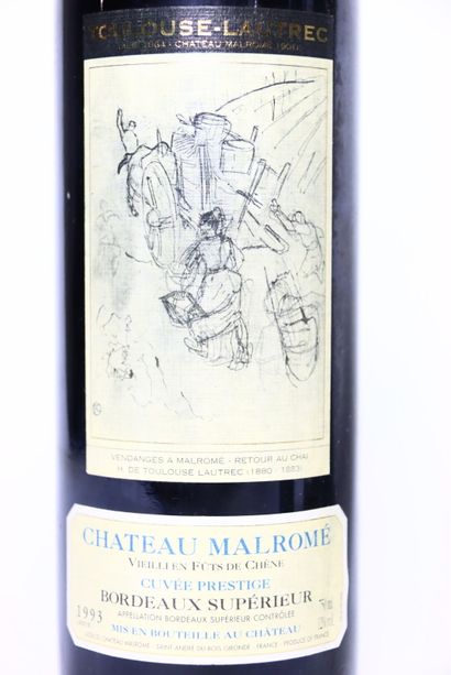 1 bottle of BORDEAUX SUPÉRIEUR red 1993 CHÂTEAU...