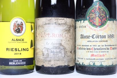 1 bottle of ALSACE RIESLING white 2018, CAVE...