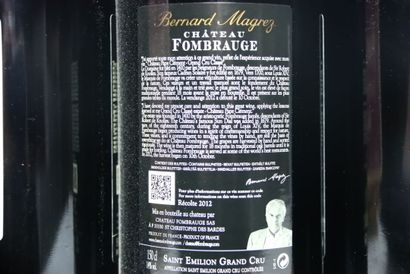 4 magnums SAINT-ÉMILION rouge 2012, CHÂTEAU...