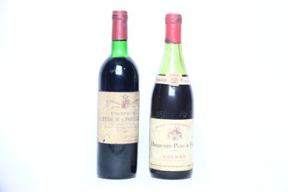 1 bottle of red POMEROL, illegible vintage,...
