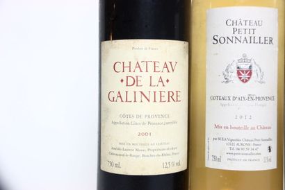 1 bottle of CÔTES DE PROVENCE red 2001, CHÂTEAU...