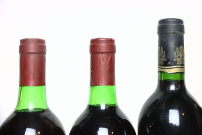 2 bottles of red VALENCIA 1985, CASTILLO...