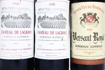 1 bottle of red BORDEAUX 1985, CHÂTEAU LA...