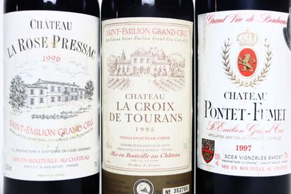 1 bottle of red BORDEAUX 1996, CHÂTEAU TOUR...