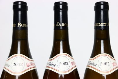 5 bottles of white HERMITAGE 2002, PAUL ...