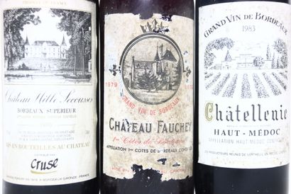 1 bottle of BORDEAUX SUPÉRIEUR red 1990,...
