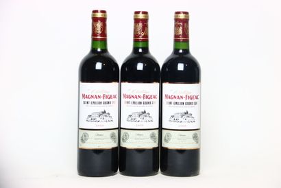 3 bouteilles de SAINT-ÉMILION GRAND CRU rouge...