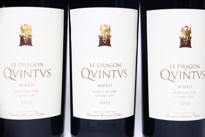 6 bouteilles de SAINT-ÉMILION GRAND CRU rouge...