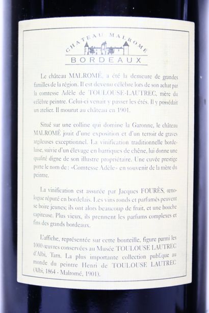 1 bottle of BORDEAUX SUPÉRIEUR red 1993 CHÂTEAU...