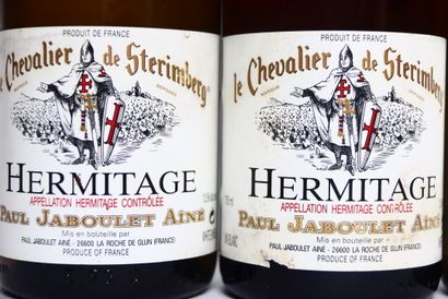 5 bottles of white HERMITAGE 2002, PAUL ...