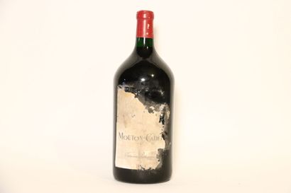 1 jeroboam (3L) of BORDEAUX red 1986 MOUTON-CADET...