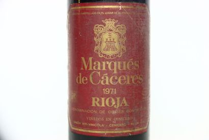1 bottle of red RIOJA 1971, MARQUÈS DE C...