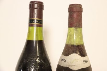 1 bottle of red VACQUEYRAS 1984, ARNOUX ET...