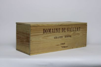 1 jéroboam de GRAVES rouge 1989 DOMAINE DE...