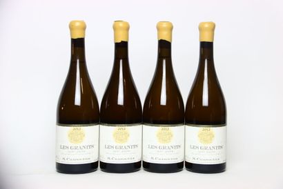 4 bottles of white SAINT-JOSEPH 2012, M....