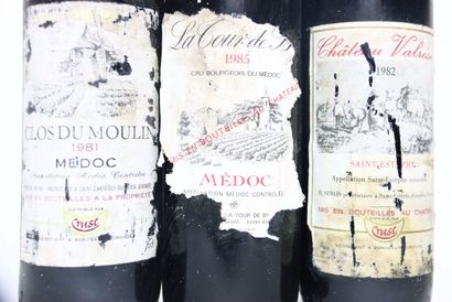 1 bouteille de MÉDOC rouge 1981 CLOS DU MOULIN....
