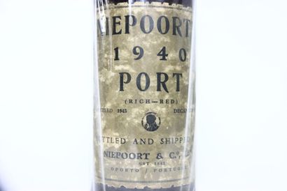 1 bottle of PORTO 1940, NIEEPORT. In its...