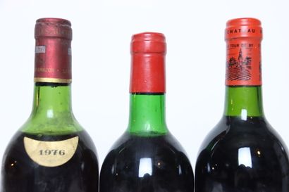 1 bottle of red SAINT-ÉMILION 1976, CHÂTEAU...