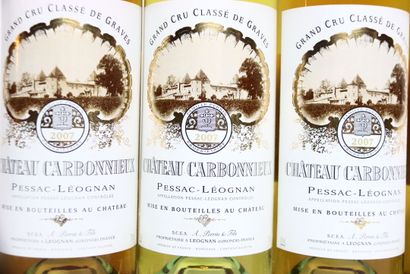 6 bouteilles de PESSAC-LÉOGNAN blanc 2007,...