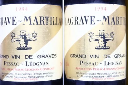 2 bouteilles de PESSAC-LÉOGNAN rouge 1994,...