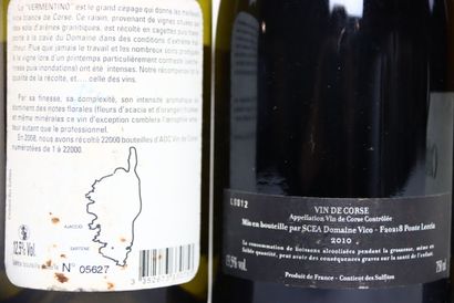 1 bottle of white WINE OF CORSICA 2008, DOMAINE...