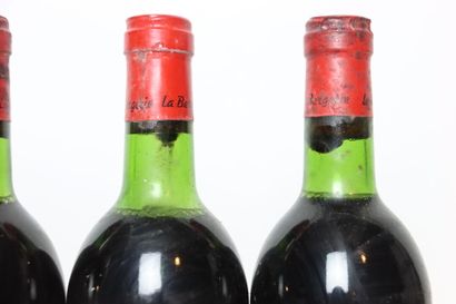 4 bottles of red BORDEAUX 1978, MOUTON-CADET...