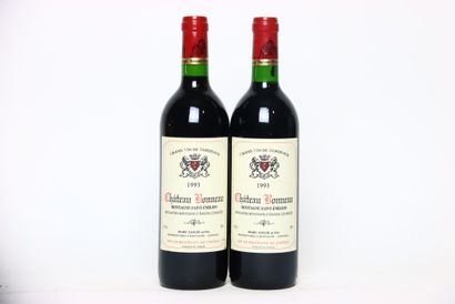 2 bouteilles de MONTAGNE-SAINT-ÉMILION rouge...