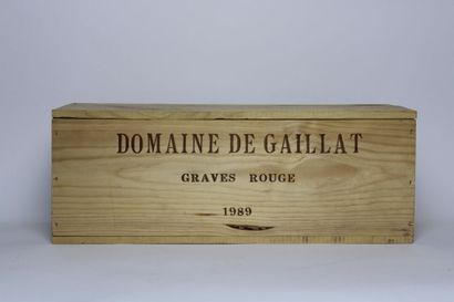 1 jéroboam de GRAVES rouge 1989 DOMAINE DE...