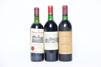 1 bottle of red BORDEAUX 1986, DOMAINE DES...