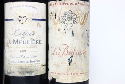 3 bottles of red CORBIÈRES 2002, CHÂTEAU...