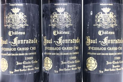 3 bottles of SAINT-ÉMILION GRAND CRU red...