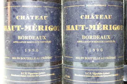 4 bottles of red BORDEAUX 1990, CHÂTEAU ...