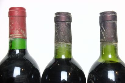 6 bouteilles de MARGAUX rouge 1998, CHÂTEAU...