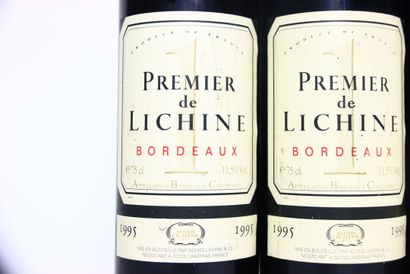 2 bottles of red BORDEAUX 1995, ALEXIS LICHINE.
3...