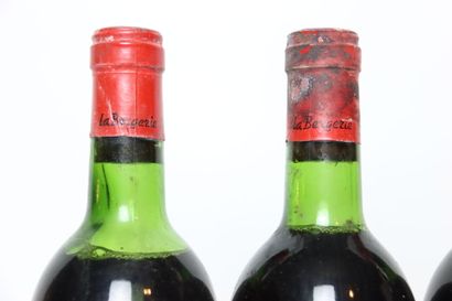 4 bottles of red BORDEAUX 1978, MOUTON-CADET...