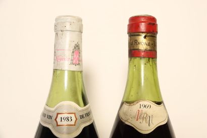 1 bottle of CÔTES-DU-RHÔNE red 1987 ROPITEAU...