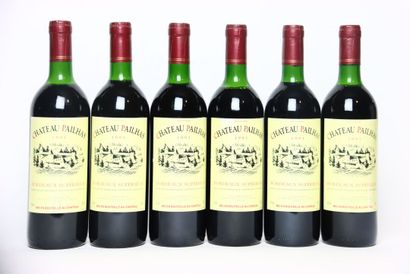 6 bottles of BORDEAUX SUPÉRIEUR red 1991,...