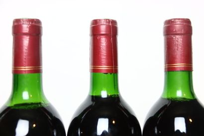 6 bottles of BORDEAUX SUPÉRIEUR red 1991,...
