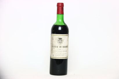 1 bouteille de MARGAUX rouge 1975, CHÂTEAU...